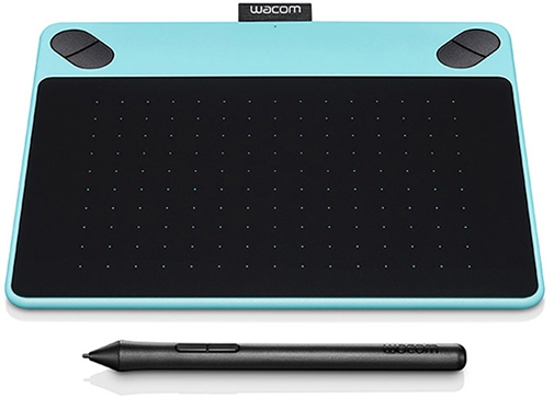 Графический планшет WACOM Intuos Comic Blue PT S мятно-голубой